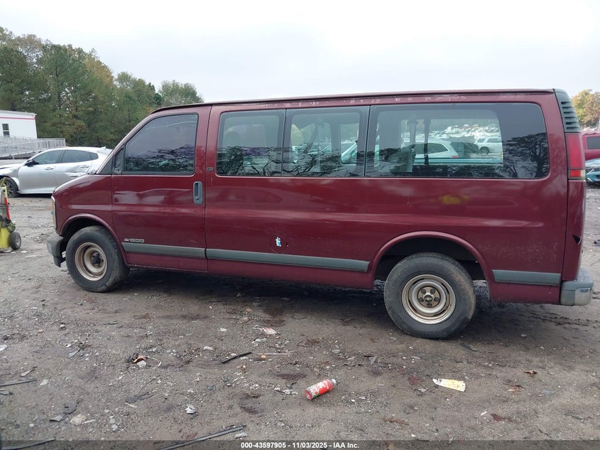 2002 Chevrolet Express VIN: 1GNFG15M621148116 Lot: 43597905