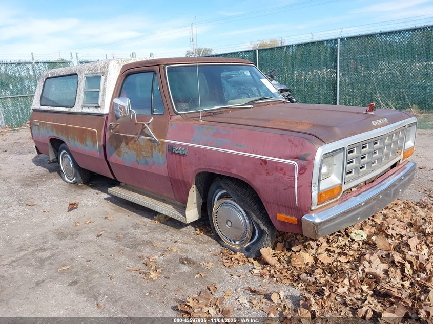 1B7FD14P6CS269172 1982 Dodge D-Series D150 auction photo 1