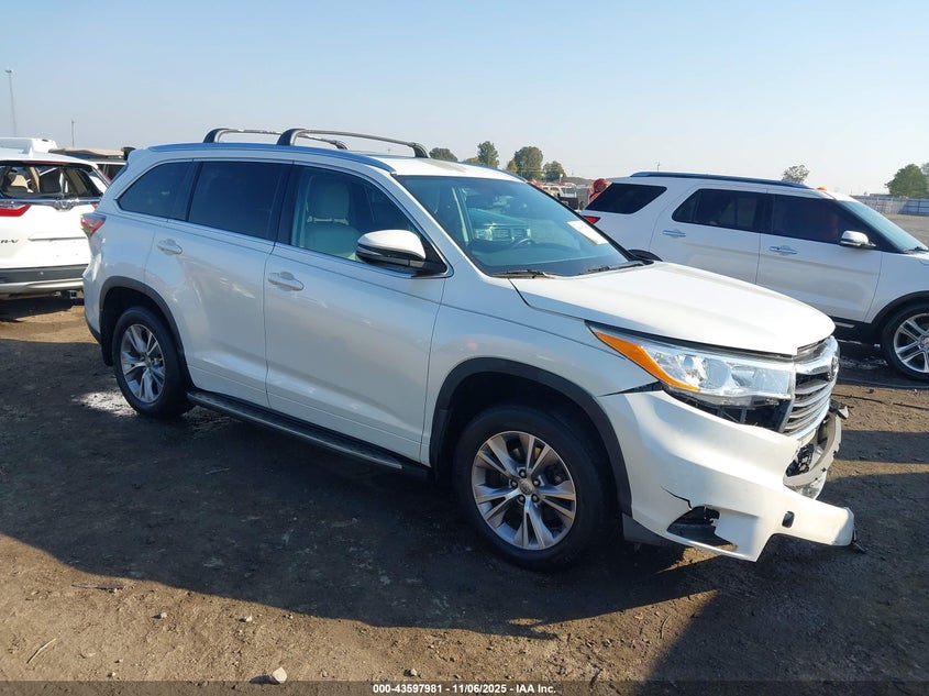 2015 Toyota Highlander Xle V6 VIN: 5TDKKRFH9FS116579 Lot: 43597981
