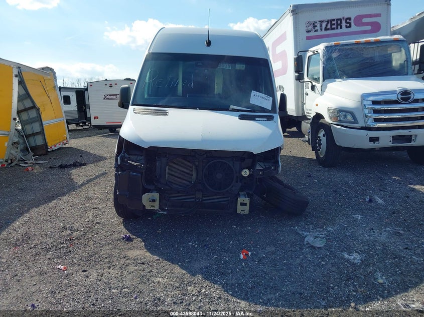 2021 Mercedes-Benz Sprinter 2500 High Roof I4 Diesel VIN: W1Y4DCHY0MT070695 Lot: 43598043