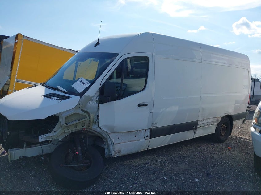 2021 Mercedes-Benz Sprinter 2500 High Roof I4 Diesel VIN: W1Y4DCHY0MT070695 Lot: 43598043