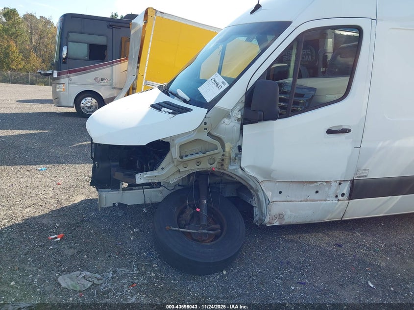 2021 Mercedes-Benz Sprinter 2500 High Roof I4 Diesel VIN: W1Y4DCHY0MT070695 Lot: 43598043