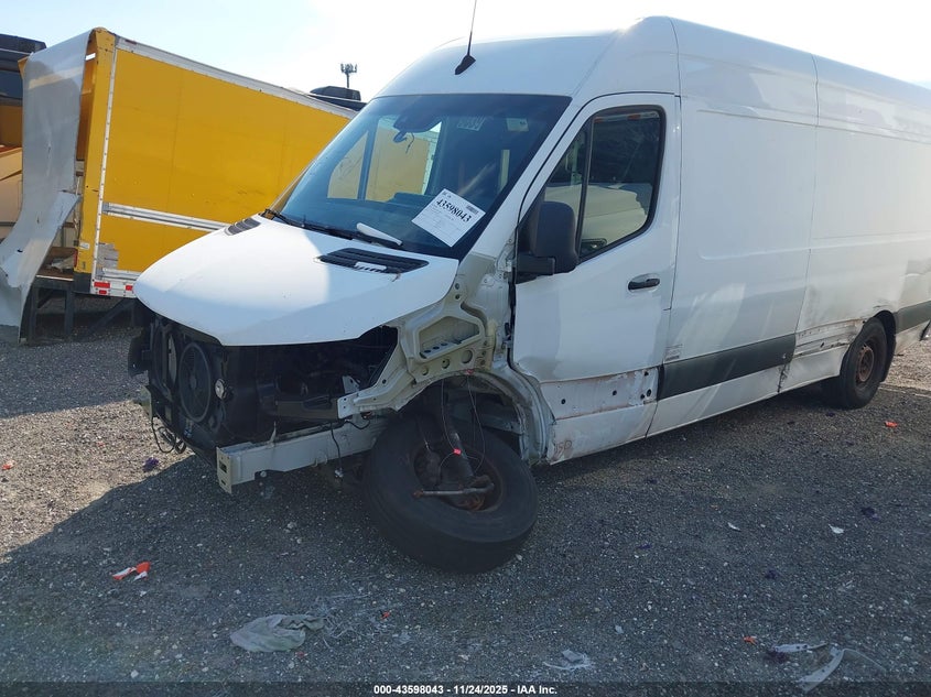 2021 Mercedes-Benz Sprinter 2500 High Roof I4 Diesel VIN: W1Y4DCHY0MT070695 Lot: 43598043