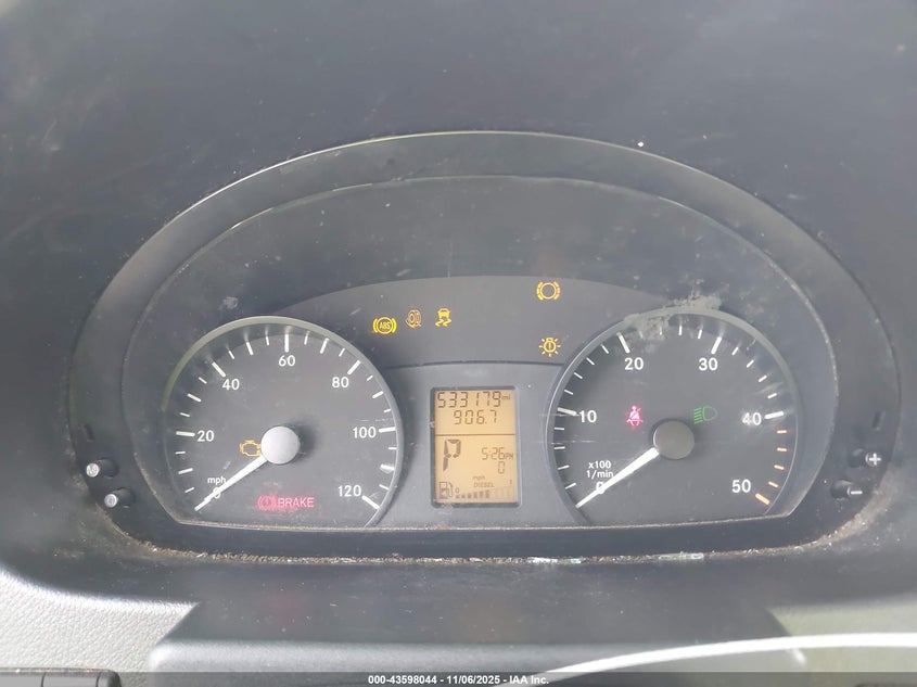 2012 Mercedes-Benz Sprinter 2500 High Roof VIN: WD3PE8CB7C5680461 Lot: 43598044