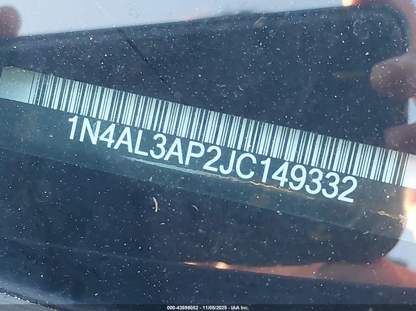 1N4AL3AP2JC149332 2018 NISSAN ALTIMA photo no. 9