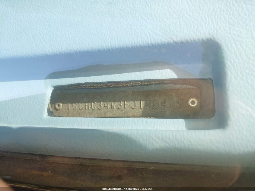 1985 Chevrolet C30 VIN: 1GCHC34W3FJ140489 Lot: 43598085