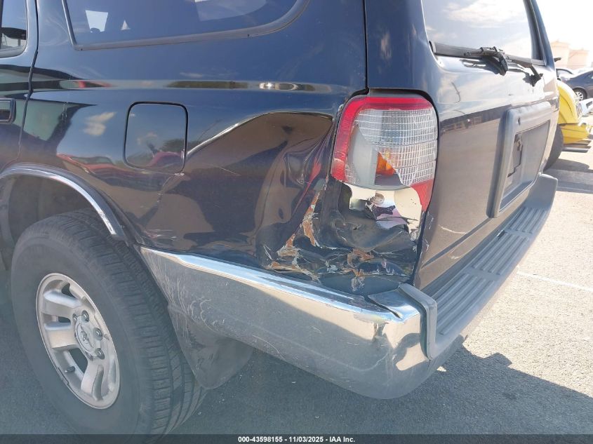 2000 Toyota 4Runner Sr5 V6 VIN: JT3GN86R5Y0145815 Lot: 43598155