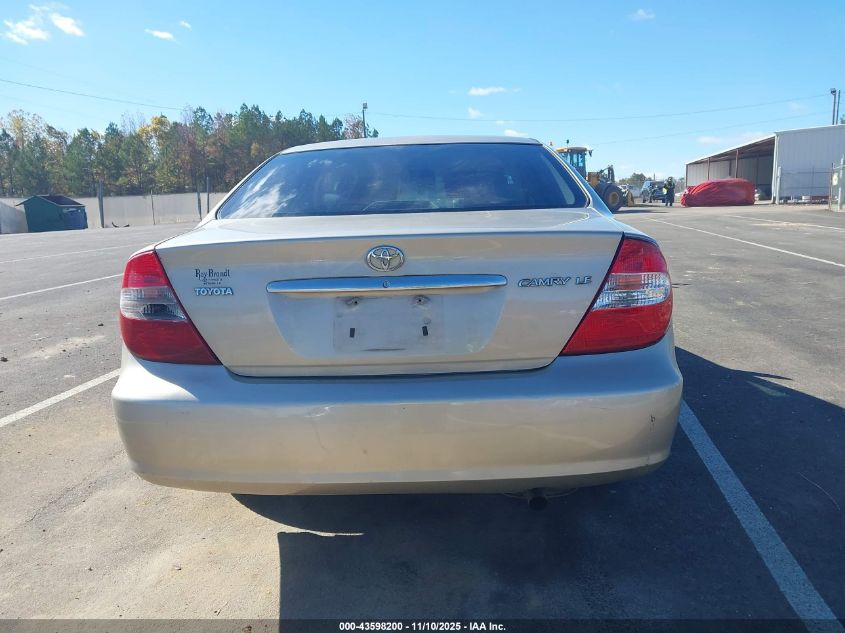 2004 Toyota Camry Le VIN: 4T1BE32K64U360099 Lot: 43598200