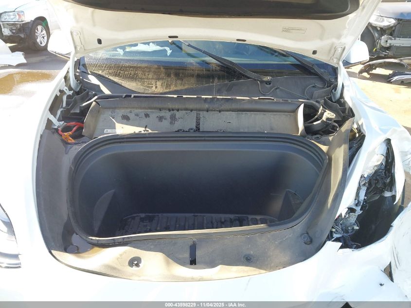 2023 Tesla Model Y Awd/Long Range Dual Motor All-Wheel Drive VIN: 7SAYGDEE1PF814375 Lot: 43598229