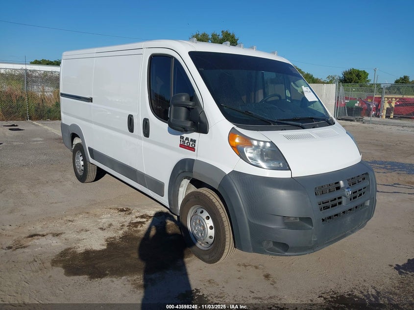 2018 RAM PROMASTER 1500 LOW ROOF 136 WB - 3C6TRVAG1JE105142