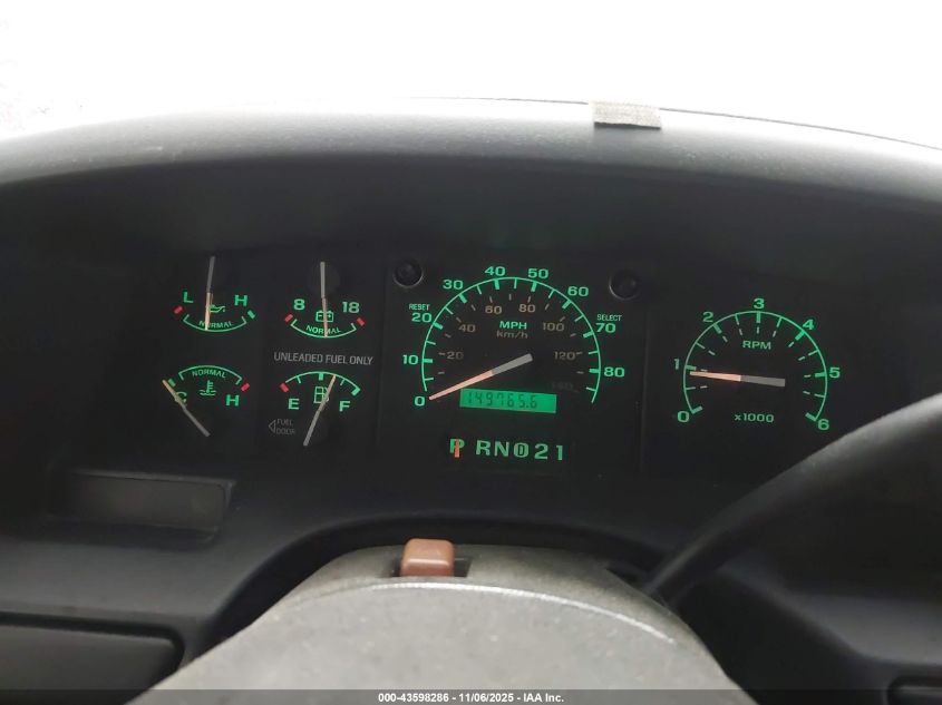 1997 Ford F-250 Xl VIN: 1FTHX26H9VEA07420 Lot: 43598286