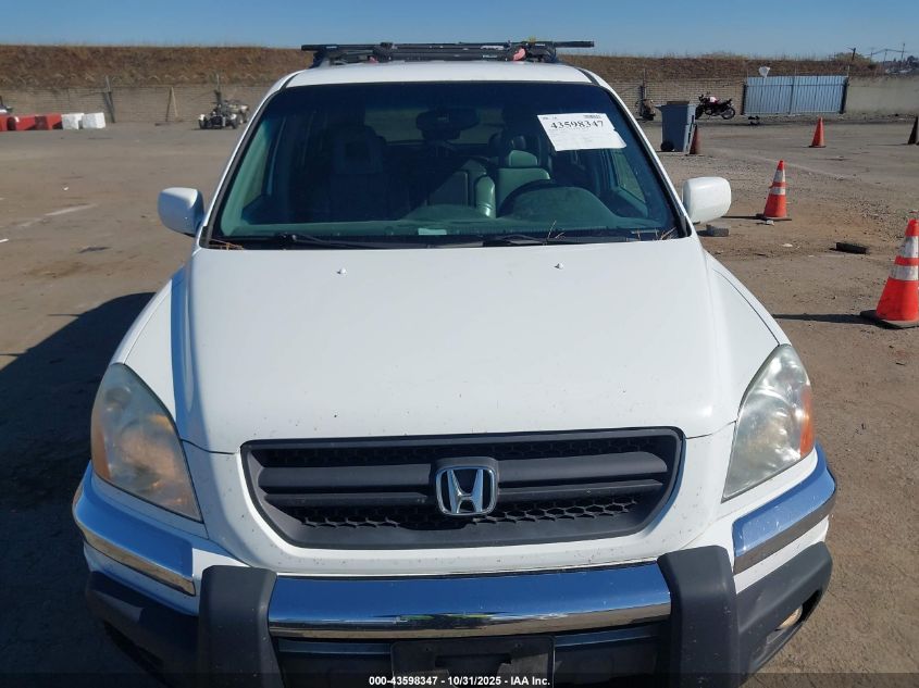2003 Honda Pilot Ex-L VIN: 2HKYF18793H561054 Lot: 43598347