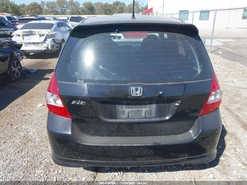 2008 Honda Fit Sport VIN: JHMGD38618S013822 Lot: 43598381