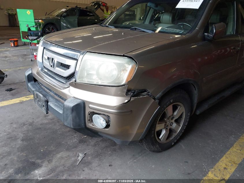 2009 Honda Pilot Ex-L VIN: 5FNYF48509B008073 Lot: 43598397