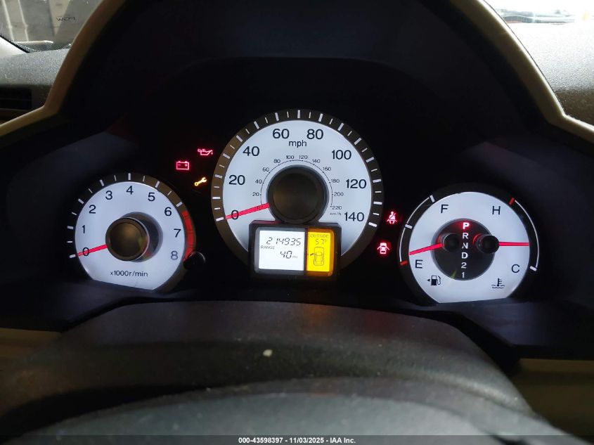 2009 Honda Pilot Ex-L VIN: 5FNYF48509B008073 Lot: 43598397