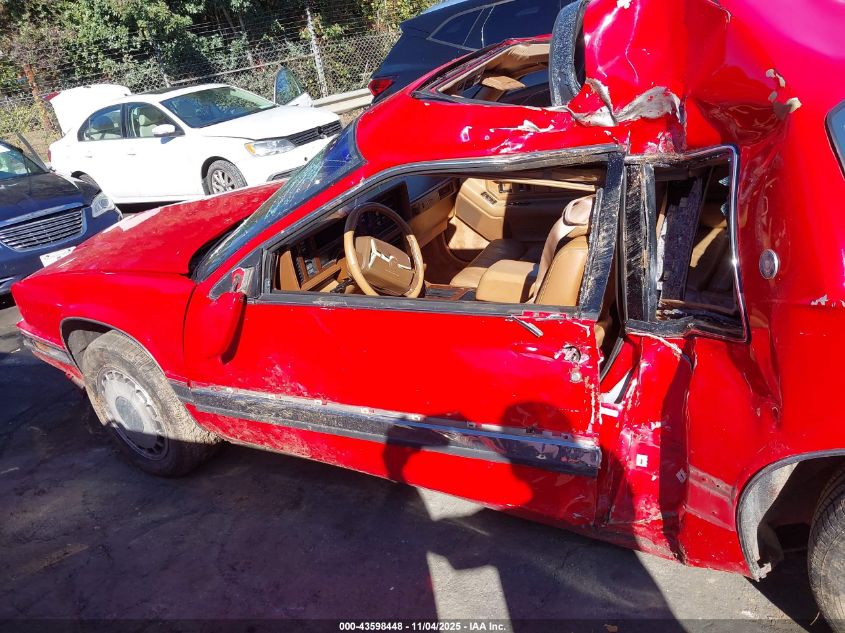 1991 Cadillac Eldorado VIN: 1G6EL13BXMU601028 Lot: 43598448