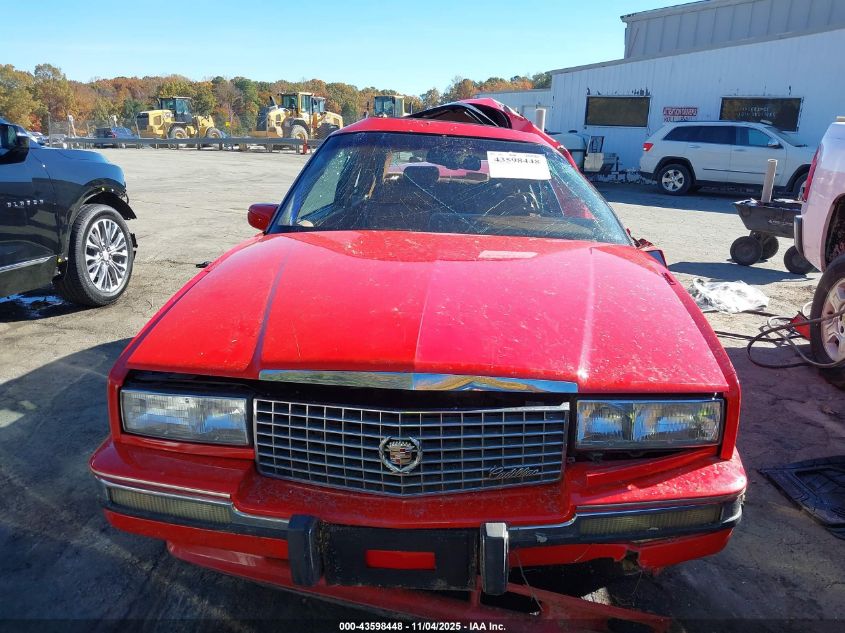 1991 Cadillac Eldorado VIN: 1G6EL13BXMU601028 Lot: 43598448