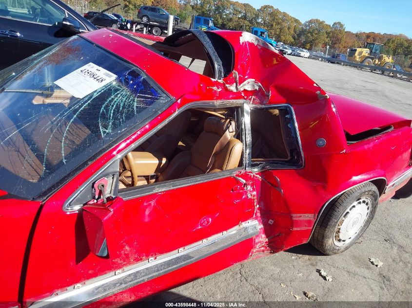 1991 Cadillac Eldorado VIN: 1G6EL13BXMU601028 Lot: 43598448