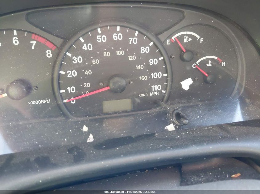 2004 Chevrolet Tracker Zr2 VIN: 2CNBJ734646911696 Lot: 43598450