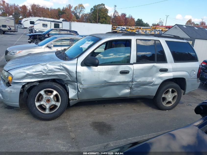 2007 Chevrolet Trailblazer Ls VIN: 1GNDS13SX72157023 Lot: 43598472