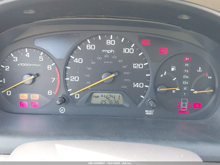 2000 Honda Accord 3.0 Ex VIN: 1HGCG1657YA061967 Lot: 43598507