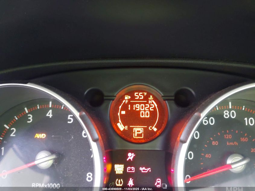 2009 Nissan Rogue Sl VIN: JN8AS58V89W167328 Lot: 43598509