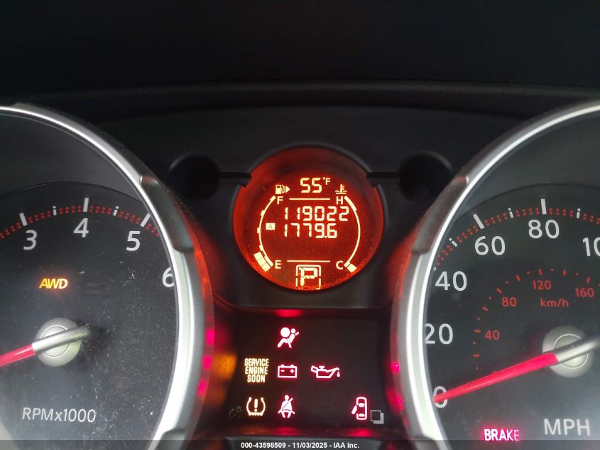 2009 Nissan Rogue Sl VIN: JN8AS58V89W167328 Lot: 43598509