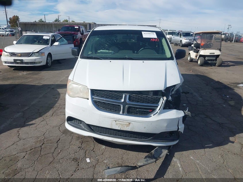 2013 DODGE GRAND CARAVAN SE - 2C4RDGBG0DR812263