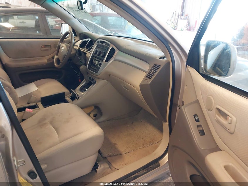 2007 Toyota Highlander VIN: JTEGD21A970157814 Lot: 43598547