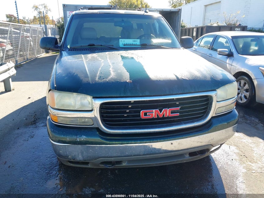 2002 GMC Yukon Slt VIN: 1GKEK13Z52J285280 Lot: 43598561