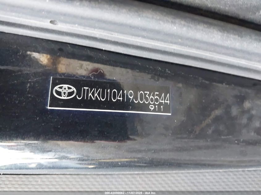 2009 Scion Xd VIN: JTKKU10419J036544 Lot: 43598562