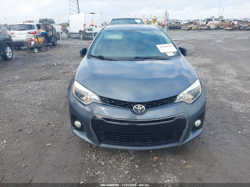 2016 Toyota Corolla S VIN: 5YFBURHE4GP468525 Lot: 43598598