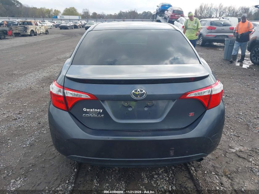 2016 Toyota Corolla S VIN: 5YFBURHE4GP468525 Lot: 43598598