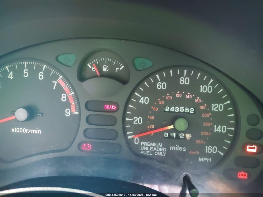 1995 Mitsubishi 3000 Gt Sl VIN: JA3AM54J0SY002567 Lot: 43598610