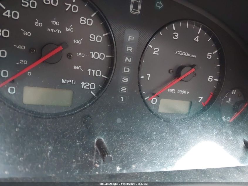 2001 Subaru Outback H6-3.0 VIN: 4S3BH806717678273 Lot: 43598660