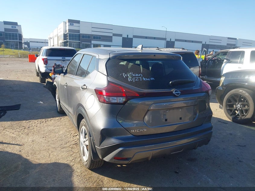 2022 NISSAN KICKS S XTRONIC CVT 3N1CP5BV8NL525917