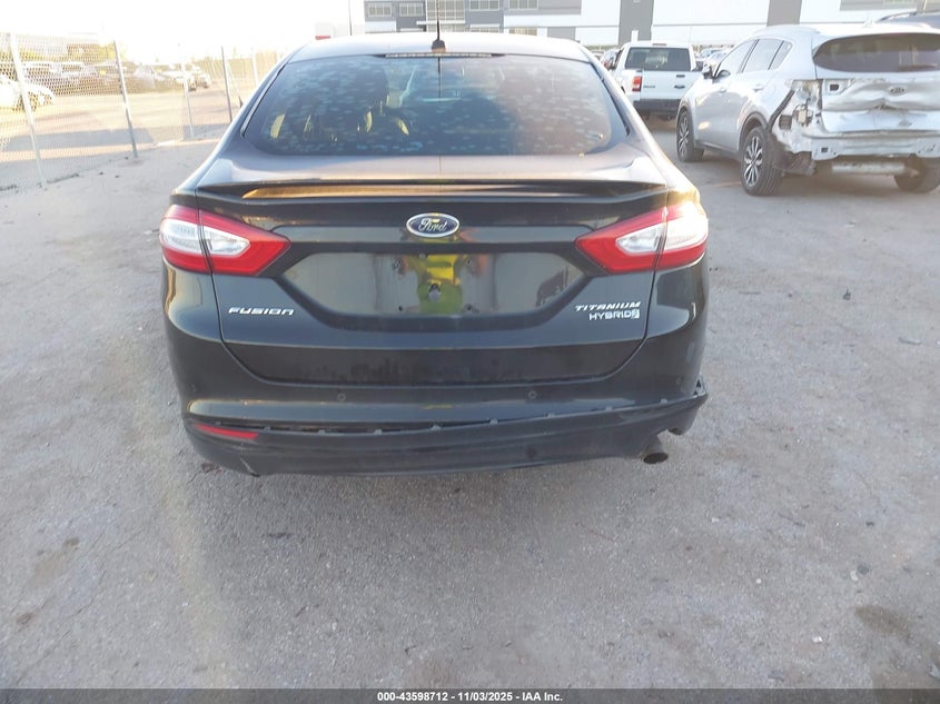 2014 FORD FUSION HYBRID TITANIUM - 3FA6P0RUXER336876