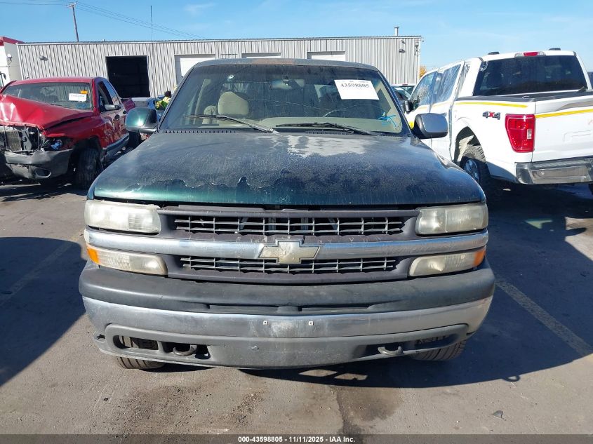 2001 Chevrolet Silverado 1500 Ls VIN: 1GCEK19T41E185841 Lot: 43598805