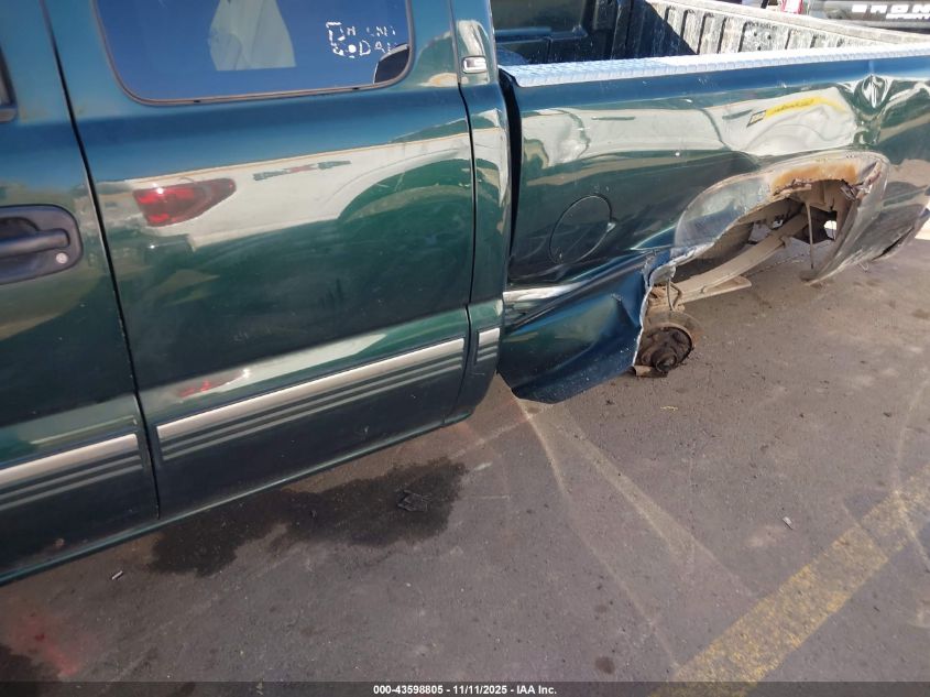 2001 Chevrolet Silverado 1500 Ls VIN: 1GCEK19T41E185841 Lot: 43598805