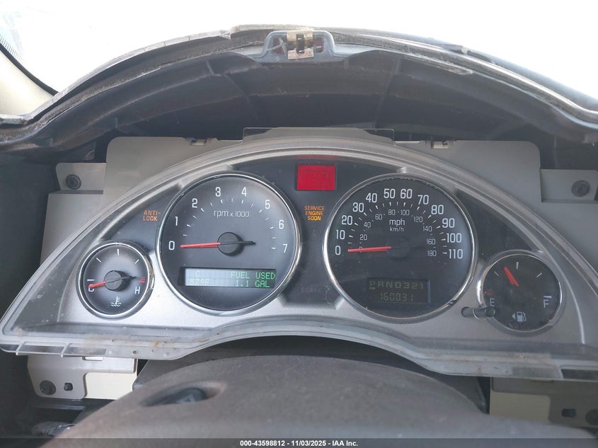 2005 Buick Rendezvous Cx VIN: 3G5DA03E75S514196 Lot: 43598812