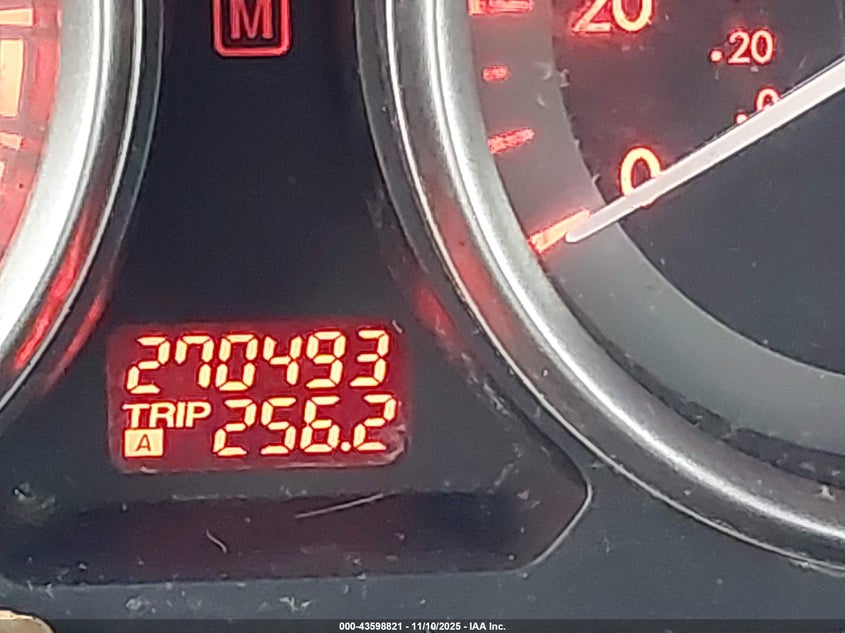 2011 Mazda Cx-9 Sport VIN: JM3TB3BA6B0322845 Lot: 43598821