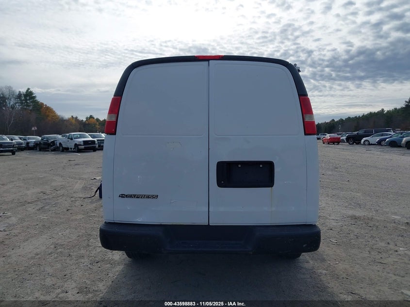 2014 Chevrolet Express 2500 Work Van VIN: 1GCWGFCAXE1184376 Lot: 43598883