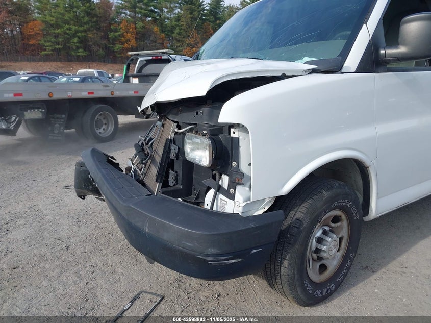 2014 Chevrolet Express 2500 Work Van VIN: 1GCWGFCAXE1184376 Lot: 43598883