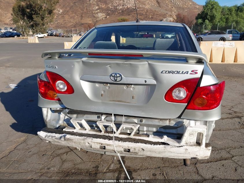 2004 Toyota Corolla S VIN: 1NXBR32E94Z265941 Lot: 43598923