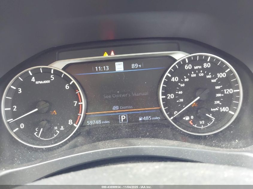 2020 Nissan Altima Sl Fwd VIN: 1N4BL4EV2LC164418 Lot: 43598934