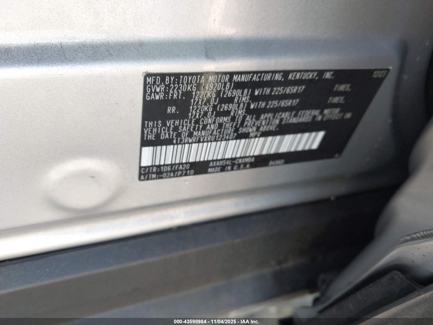 4T3RWRFVXRU123407 2024 TOYOTA RAV 4 photo no. 9