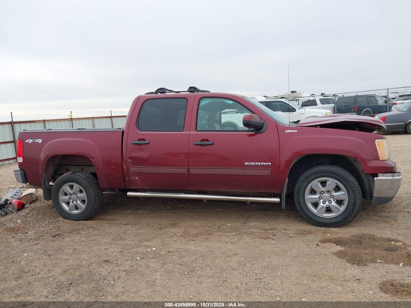 2013 GMC Sierra K1500 Hybrid VIN: 3GTU2YEJ8DG151228 Lot: 43598995