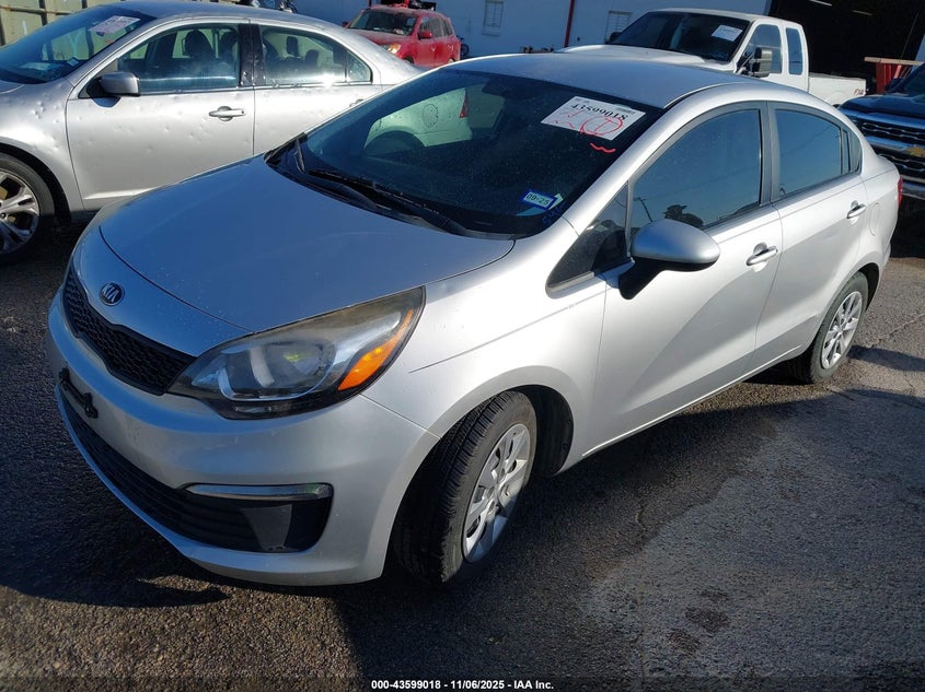 KNADM4A35G6539420 2016 KIA RIO photo no. 2