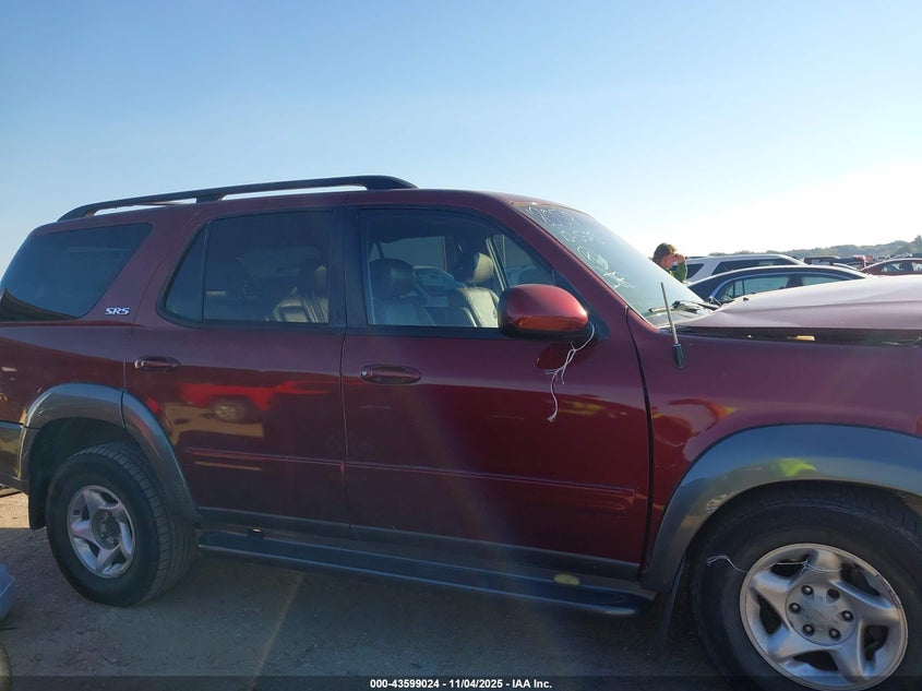 2003 Toyota Sequoia Sr5 V8 VIN: 5TDZT34A93S167767 Lot: 43599024
