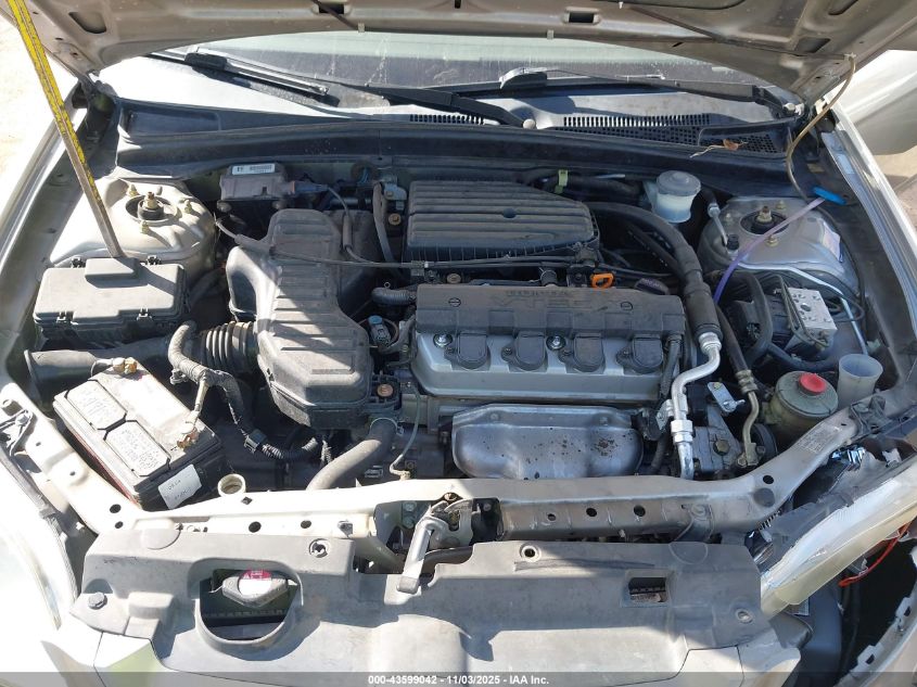 2003 Honda Civic Ex VIN: 1HGEM22963L038449 Lot: 43599042